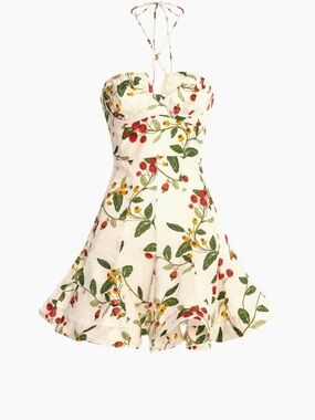 (New) Agua Bendita Curandera Anturio Frutal Floral Linen dress - M